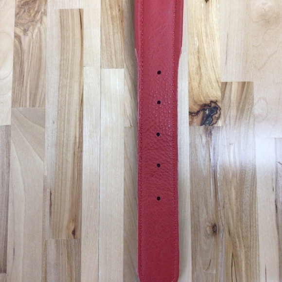 Mad Cow genuine leather jewelry dog collar handmade red pink turquoise studded - Picture 8 of 14